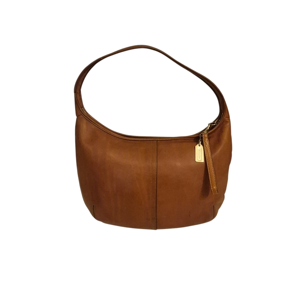 Coach Shoulder Bag Mini British Tan Leather Ergo 9226